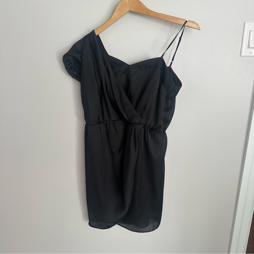 Jacob One Shoulder Black Dress